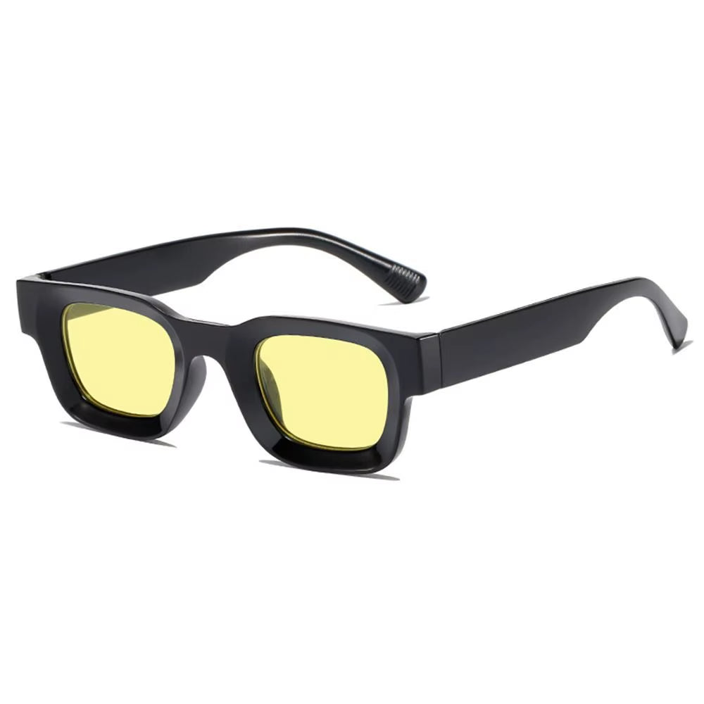 Men Vintage Rectangle Frame Sunglasses Fashion Retro Sun Glasses Luxury Brand Design UV400 Shades Eyewear Women Goggles